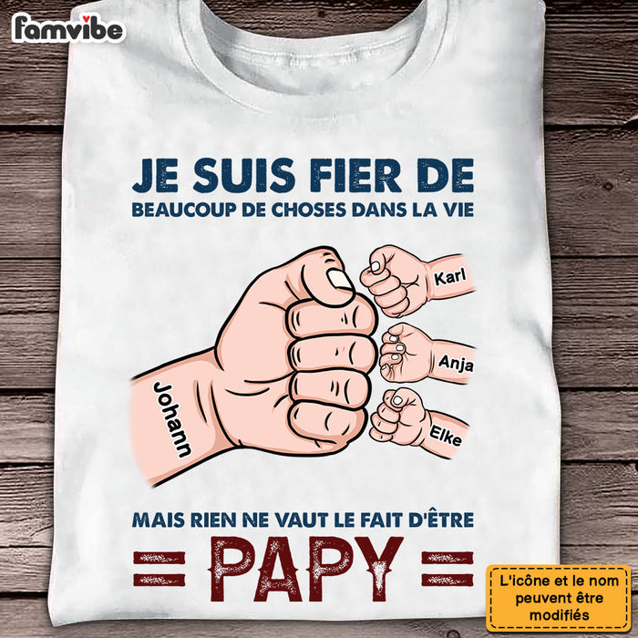 Personalized Gift For Grandpa French Papy Shirt - Hoodie - Sweatshirt 30259 1