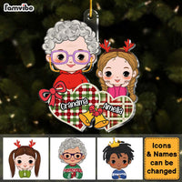 Personalized Gift For Grandma & Granddaughter Ornament 30260 thumb 1