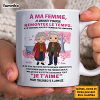 Personalized French Couple Je Souhaite Pouvoir Remonter Le Temps Mug 30261 thumb 1