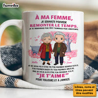 Personalized French Couple Je Souhaite Pouvoir Remonter Le Temps Mug 30261 thumb 1