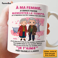 Personalized French Couple Je Souhaite Pouvoir Remonter Le Temps Mug 30261 thumb 1