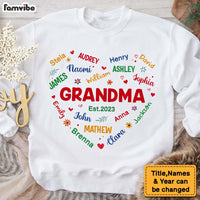 Personalized Gift For Grandma Glitter Custom Name Shirt - Hoodie - Sweatshirt 30263 thumb 1