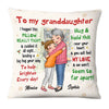 Personalized Gift For Granddaughter Sending A Big Hug Pillow 30272 1