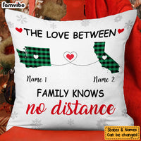 Personalized The Love Between Family Knows No Distance  Pillow NB182 73O53 thumb 1