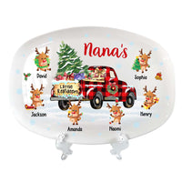 Personalized Nana's Little Reindeers Christmas Plate 30280 thumb 1