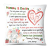 Personalized Baby's First Mommy & Daddy Right Now I Feel The Safest Pillow 30282 1