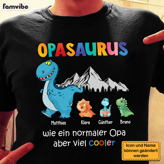 Personalized Gift For Grandpa German Opasaurus Shirt - Hoodie - Sweatshirt 30287 1