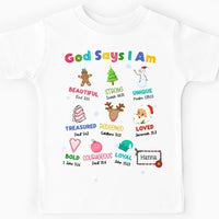 Personalized Gift For Granddaughter God Says I Am Kid T Shirt - Kid Hoodie - Kid Sweatshirt 30302 thumb 1