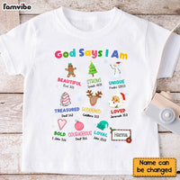 Personalized Gift For Granddaughter God Says I Am Kid T Shirt - Kid Hoodie - Kid Sweatshirt 30302 thumb 1