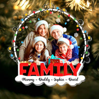 Personalized Family Christmas Upload Photo Ornament 30304 thumb 1