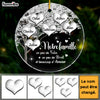 Personalized Gift For Family  Famille Circle Ornament 30308 1