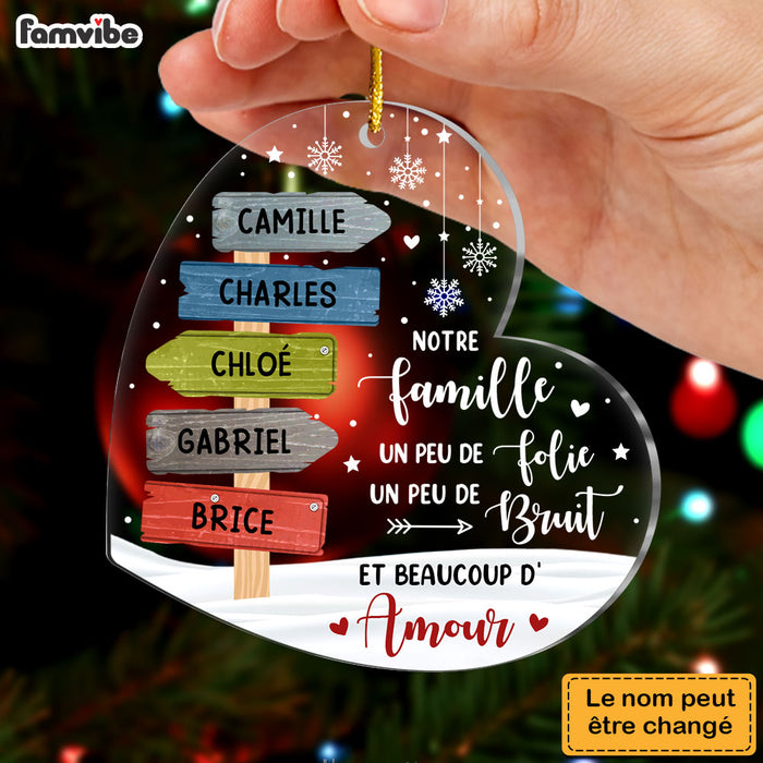 Personalized Gift For Family French Famille Ornament 30310 1