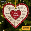 Personalized Gift For Family French Notre Famille Circle Ornament 30312 Heart Ornament 1