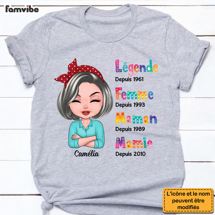 Personalized Gift For Grandma French Mamie Shirt - Hoodie - Sweatshirt 30316 1