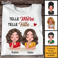 Personalized Gift For Mother Daughter French Telle Mère Telle Fille Shirt - Hoodie - Sweatshirt 30318 thumb 1