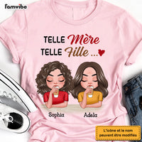 Personalized Gift For Mother Daughter French Telle Mère Telle Fille Shirt - Hoodie - Sweatshirt 30318 thumb 1