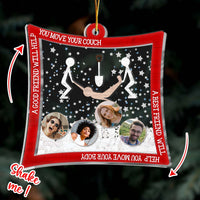 Personalized Funny Gift For Friends Move The Body 5 Layered Shaker Ornament 30322 thumb 1
