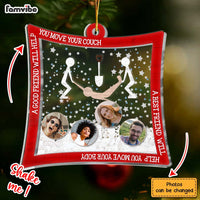 Personalized Funny Gift For Friends Move The Body 5 Layered Shaker Ornament 30322 thumb 1