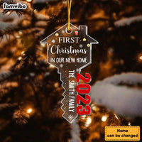 Personalized Gift For Family First Christmas In New Home Ornament 30324 thumb 1