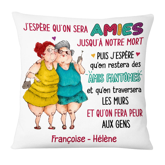 Personalized Gift For Friends French Amies Pillow 30325 1
