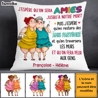 Personalized Gift For Friends French Amies Pillow 30325 thumb 1