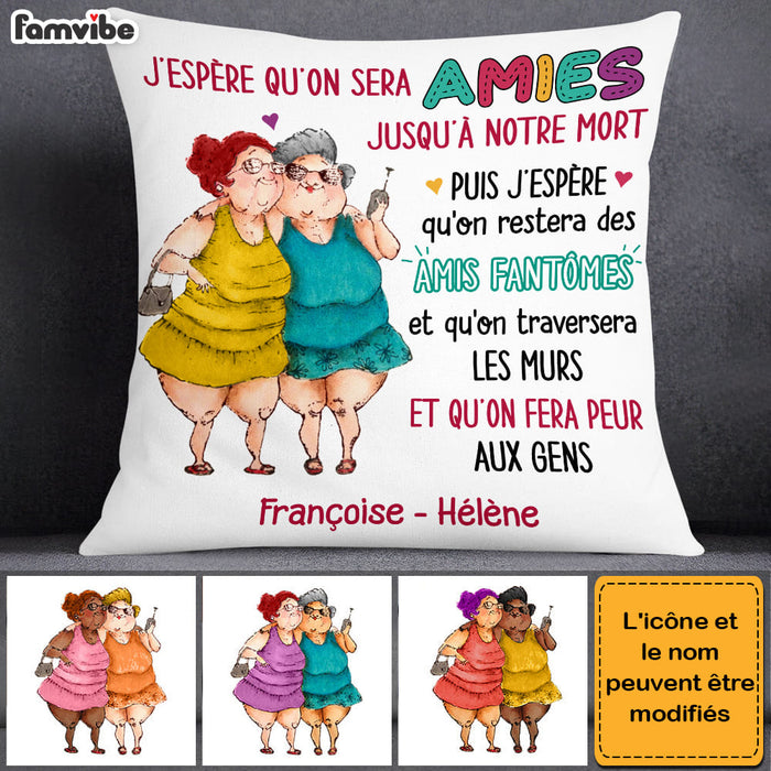 Personalized Gift For Friends French Amies Pillow 30325 1