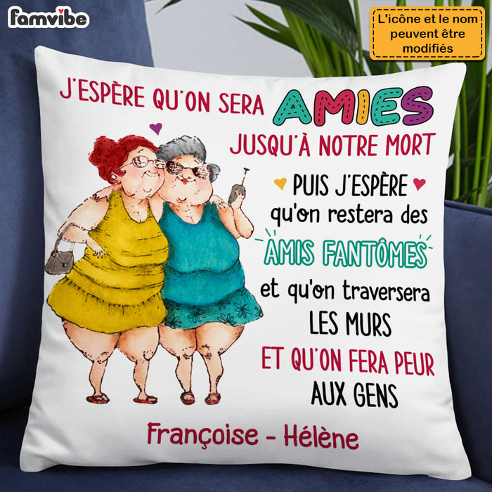 Personalized Gift For Friends French Amies Pillow 30325 1