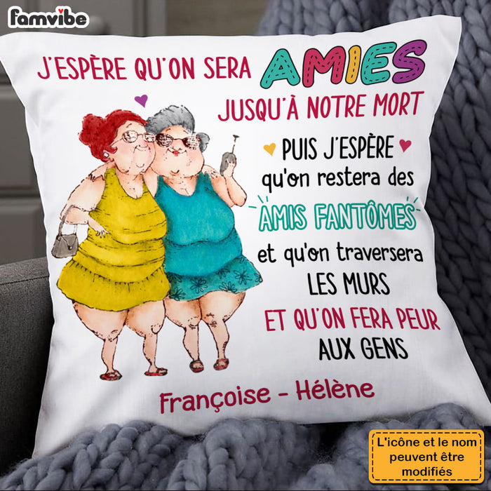 Personalized Gift For Friends French Amies Pillow 30325 1