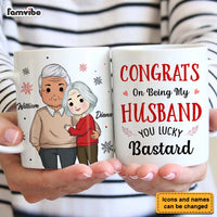 Personalized Congrats On Being My Husband Mug 30340 thumb 1