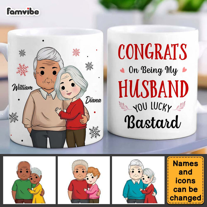 Personalized Congrats On Being My Husband Mug 30340 1