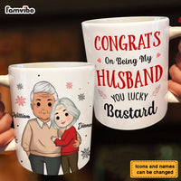 Personalized Congrats On Being My Husband Mug 30340 thumb 1