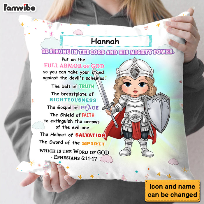 Personalized Gift For Granddaughter Armor Of God Pillow 30345 1