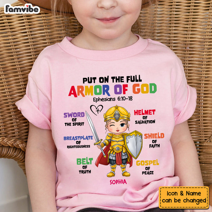 Personalized Gift For Grandson Armor Of God Kid T Shirt - Kid Hoodie - Kid Sweatshirt 30347 1