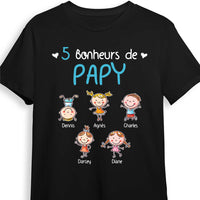 Personalized Gift For Grandpa French Bonheurs De Papy Shirt - Hoodie - Sweatshirt 30352 thumb 1