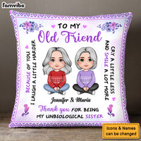 Personalized Gift For Friends Laugh A Little Harder Pillow 30355 thumb 1
