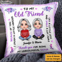 Personalized Gift For Friends Laugh A Little Harder Pillow 30355 thumb 1
