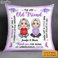 Personalized Gift For Friends Laugh A Little Harder Pillow 30355 thumb 1