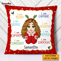Personalized Christmas Gift For Granddaughter I Am Kind Pillow 30359 thumb 1