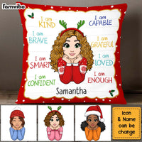 Personalized Christmas Gift For Granddaughter I Am Kind Pillow 30359 thumb 1
