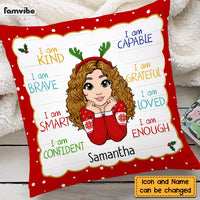 Personalized Christmas Gift For Granddaughter I Am Kind Pillow 30359 thumb 1