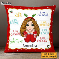 Personalized Christmas Gift For Granddaughter I Am Kind Pillow 30359 thumb 1