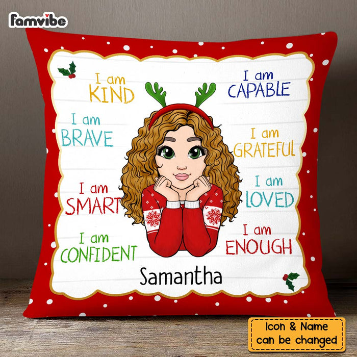 Personalized Christmas Gift For Granddaughter I Am Kind Pillow 30359 1