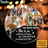 Personalized Family Tree Upload Photo Circle Ornament 30361 thumb 1