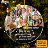 Personalized Family Tree Upload Photo Circle Ornament 30361 1