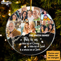Personalized Family Tree Upload Photo Circle Ornament 30361 thumb 1