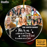 Personalized Family Tree Upload Photo Circle Ornament 30361 thumb 1