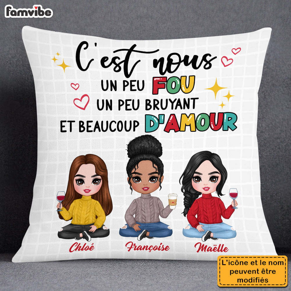 Personalized Gift For Friends Sisters French Pillow 30364 Primary Mockup