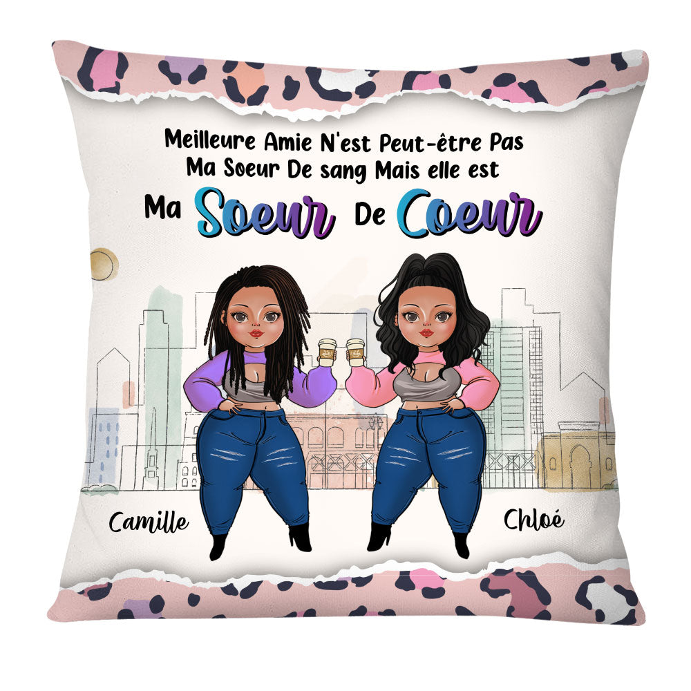 Personalized Gift For Friends Life With Sisters Pillow 30365 Primary Mockup
