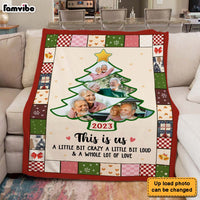 Personalized This Is Us A Little Bit Of Crazy Couple Blanket 30377 thumb 1