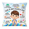 Personalized Gift For Grandson Prayer Pillow 30379 1